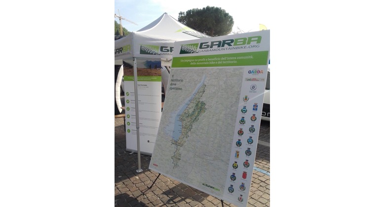 Gazebo GARBA il 2 aprile presso la " MTB Garda Marathon".