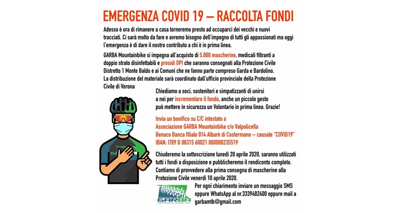 EMERGENZA COVID 19, GARBA si mobilita...